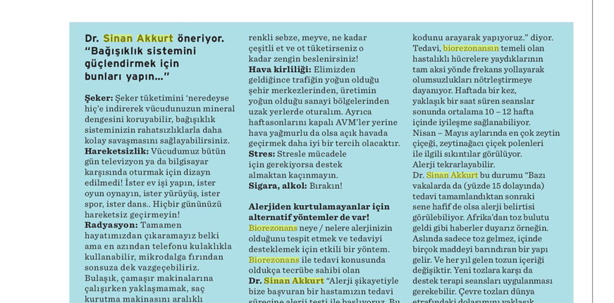 Biorezonans İle Sağlığınıza Kavuşabilirsiniz