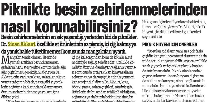 piknikte-besin-zehirlenmesi | Dr. Sinan Akkurt