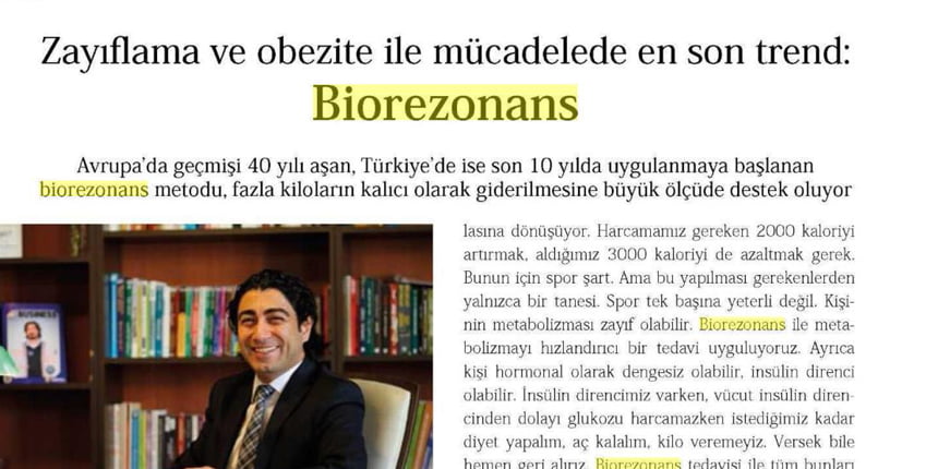 Biorezonans İle Sağlığınıza Kavuşabilirsiniz